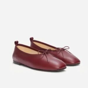 Everlane The Day Ballet Flat in Burgundy